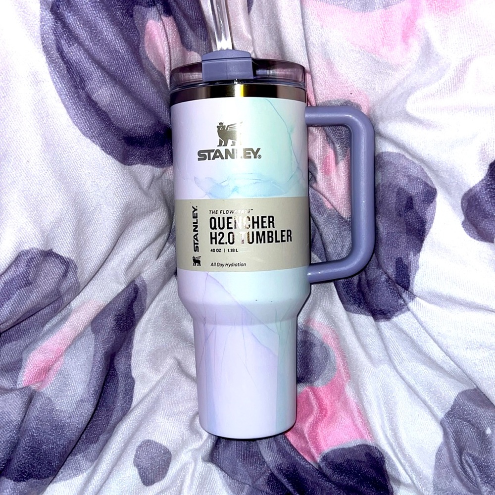 Stanley 40oz Stainless Steel H2.0 Flowstate Quencher Tumbler Watercolor Dusk